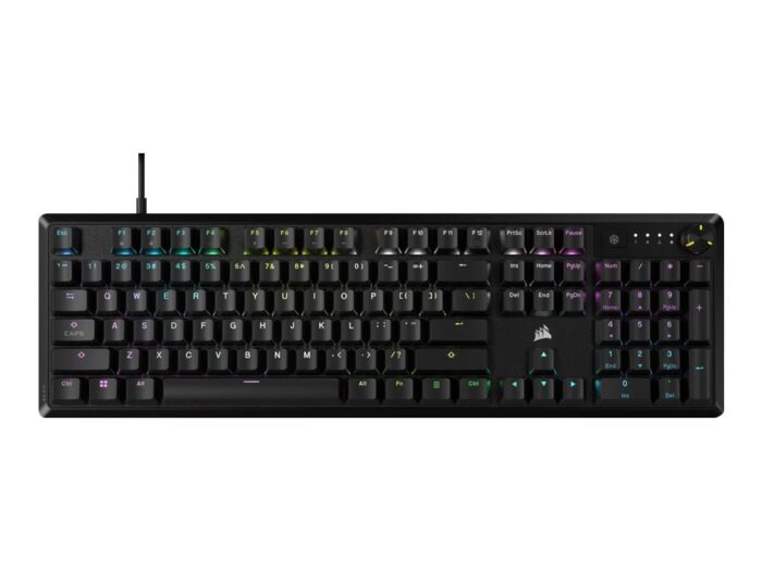Corsair | Mechanical Gaming Keyboard | K70 CORE RGB | Gaming keyboard | Wired | N/A | Black | USB Type-A | RED - Pilt 2