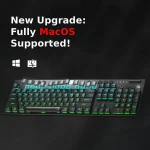HORUS K618 Ultra-slim Wireless Mechanical Keyboard - Pilt 6