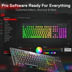 HORUS K618 Ultra-slim Wireless Mechanical Keyboard - Pilt 15