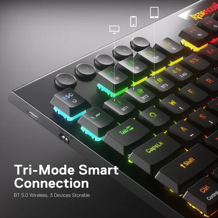 HORUS K618 Ultra-slim Wireless Mechanical Keyboard - Pilt 11