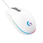 MOUSE USB OPTICAL G203/WHITE 910-005797 LOGITECH
